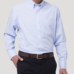 Camisa Algodón Hombre WF PB Azul Rockford