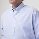Camisa Algodón Hombre WF PB Azul Rockford