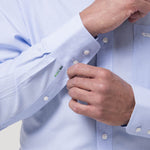 Camisa Algodón Hombre WF PB Azul Rockford