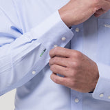 Camisa Algodón Hombre WF PB Azul Rockford