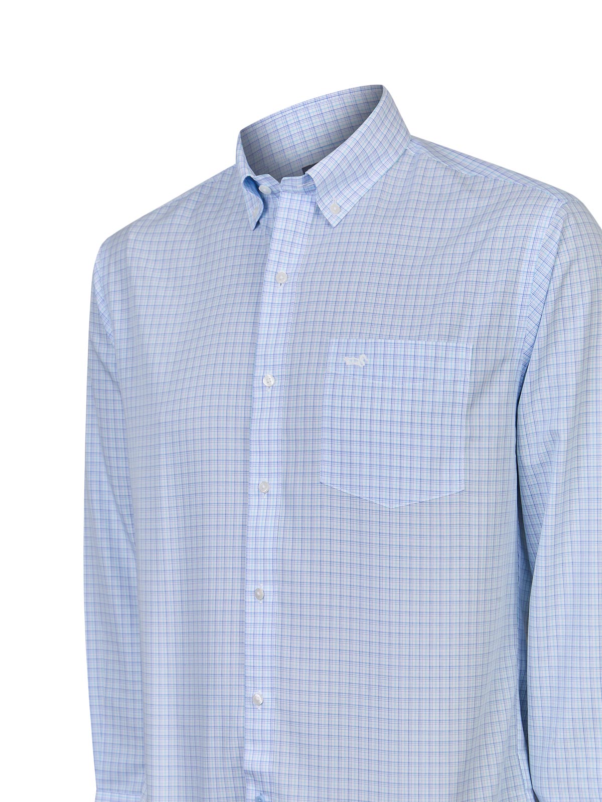 Camisa Algodón Hombre WF PB Café Rockford