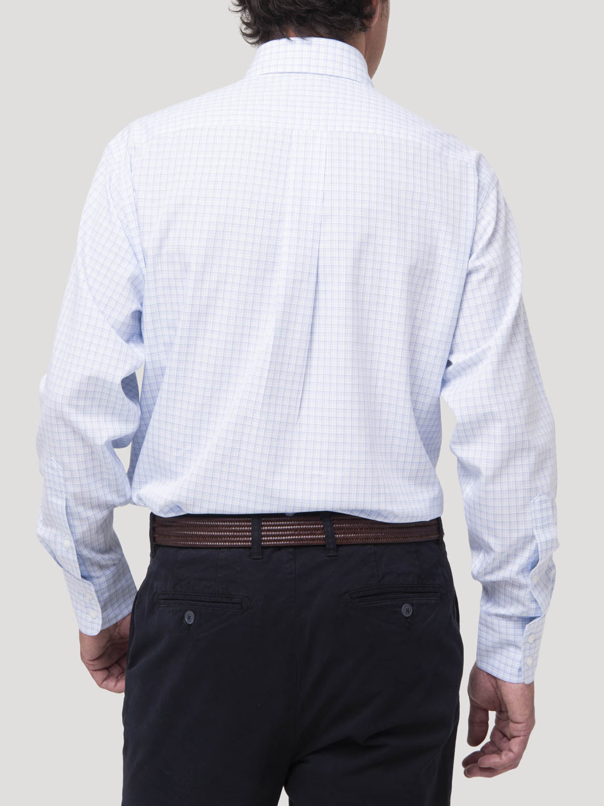 Camisa Algodón Hombre WF PB Café Rockford
