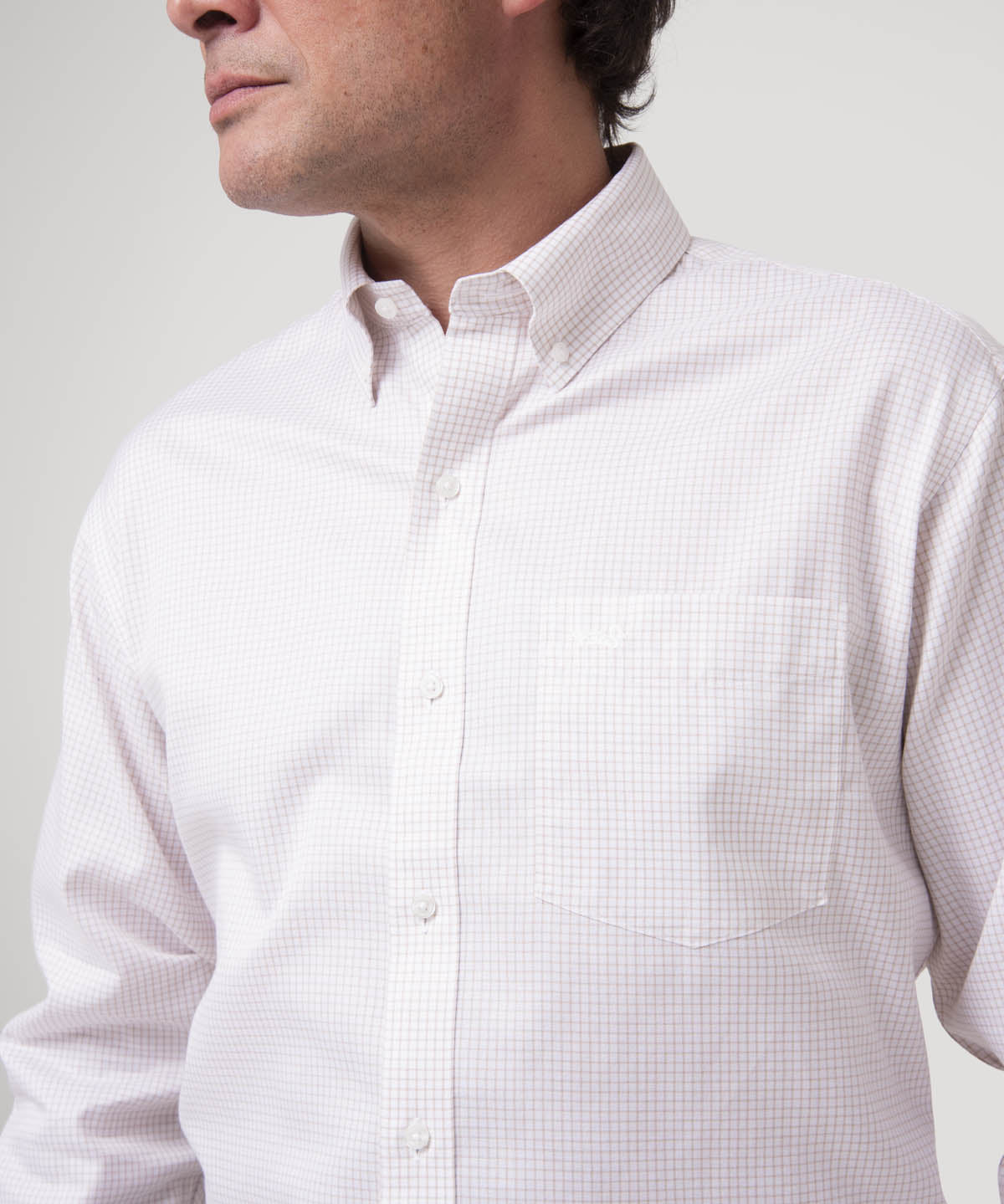 Camisa Algodón Hombre WF PB Azul Rockford
