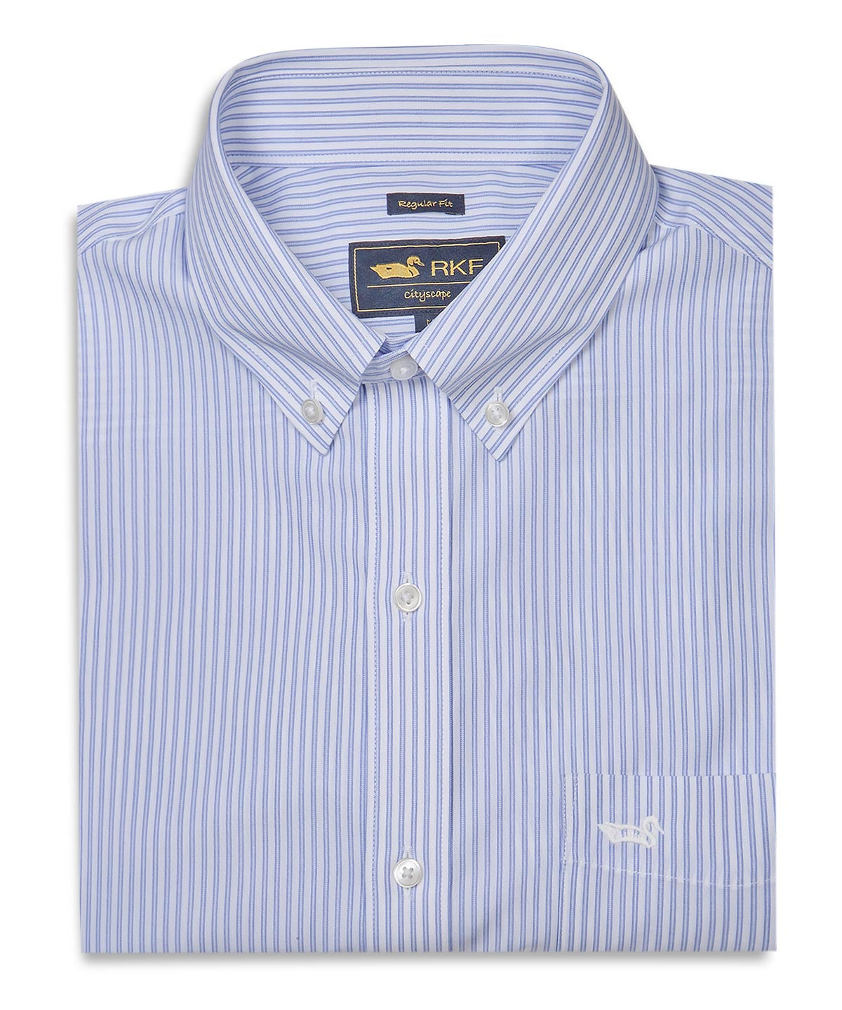 Camisa Algodón Hombre WF PB Café Rockford