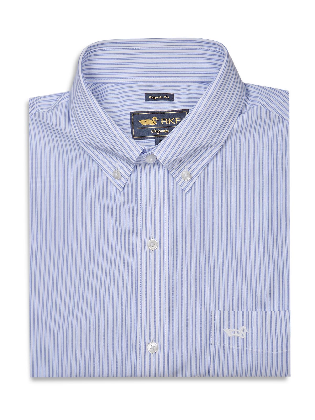 Camisa Algodón Hombre WF PB Café Rockford