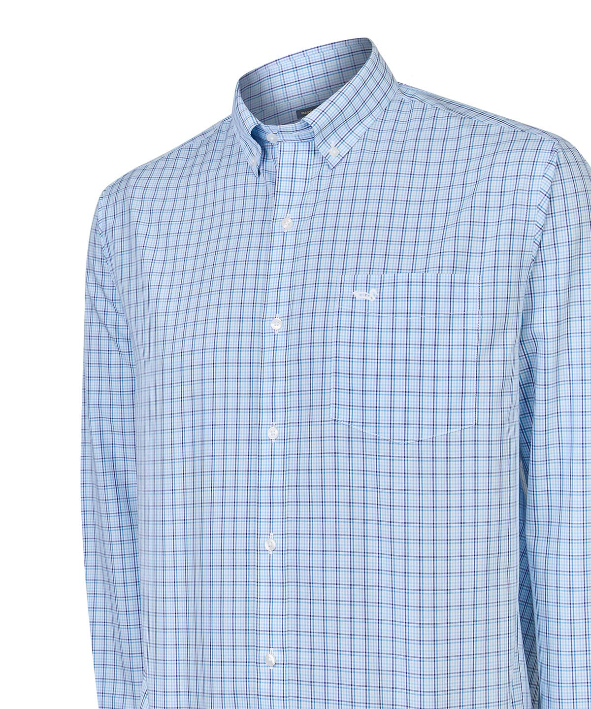 Camisa Algodón Hombre WF PB Azul Rockford