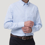 Camisa Algodón Hombre WF PB Azul Rockford