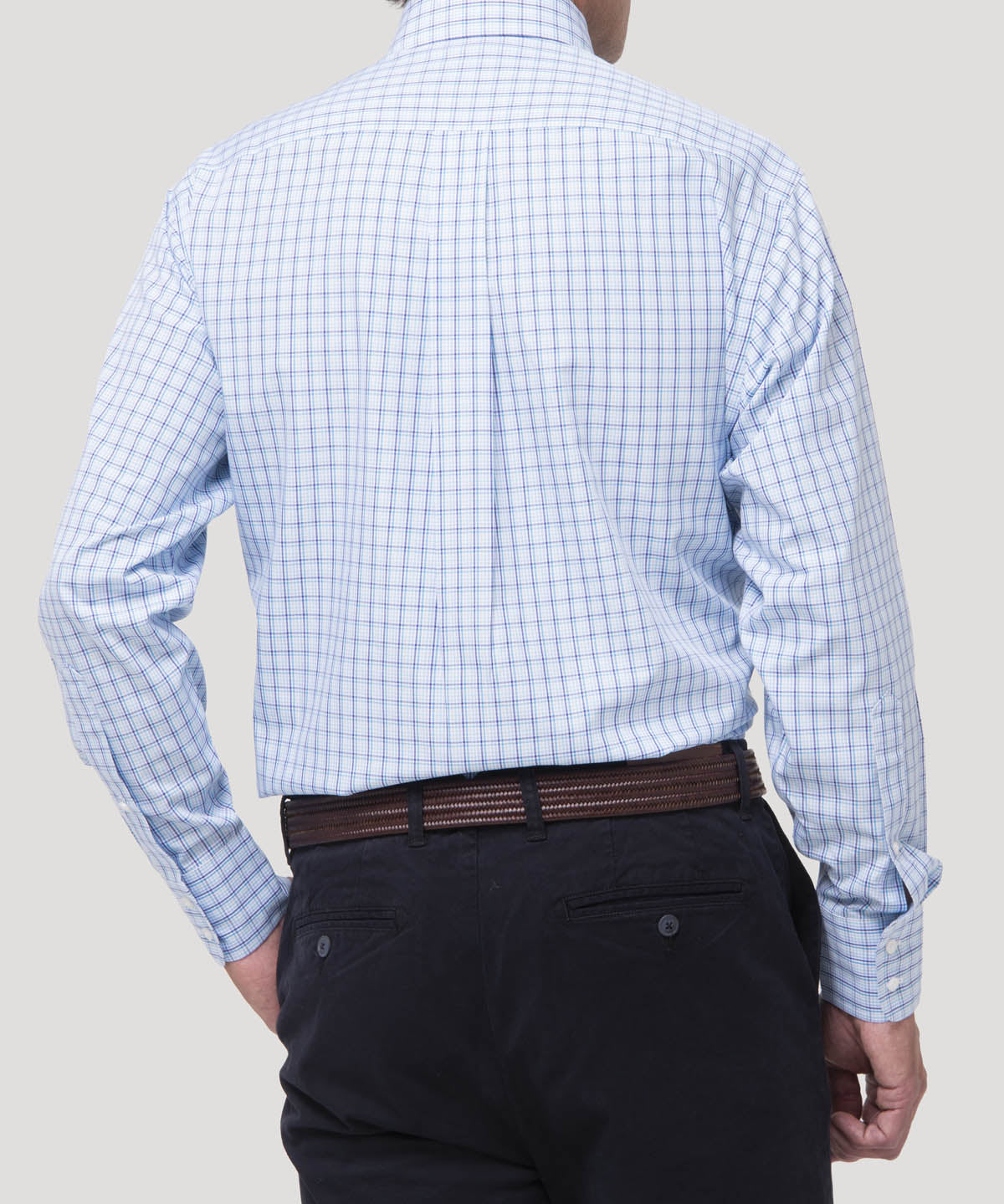 Camisa Algodón Hombre WF PB Azul Rockford