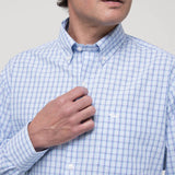 Camisa Algodón Hombre WF PB Azul Rockford