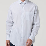Camisa Algodón Hombre Wf Pc Celeste Rayas Rockford