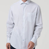 Camisa Algodón Hombre Wf Pc Celeste Rayas Rockford