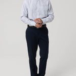 Camisa Algodón Hombre Wf Pc Celeste Rayas Rockford