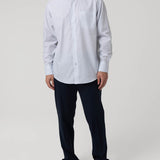 Camisa Algodón Hombre Wf Pc Celeste Rayas Rockford