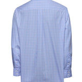 Camisa Algodón Hombre Wf Pc Azul Cuadrillé Rockford
