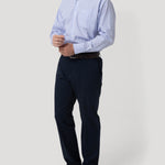 Camisa Algodón Hombre Wf Pc Azul Cuadrillé Rockford