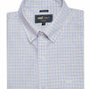 Camisa Algodón Hombre Wf Pb Blanco Cuadrillé Rockford