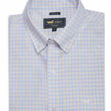 Camisa Algodón Hombre Wf Pb Blanco Cuadrillé Rockford