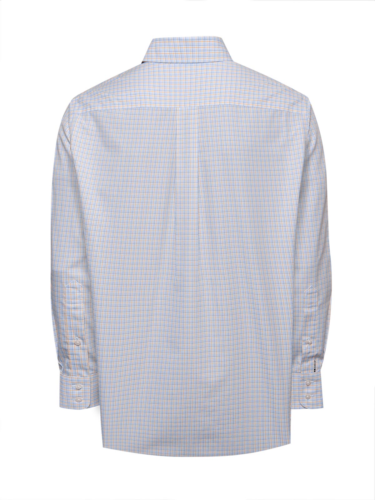 Camisa Algodón Hombre Wf Pb Blanco Cuadrillé Rockford