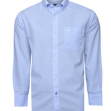 Camisa Algodón Hombre Wf Pb Celeste Cuadrillé Rockford