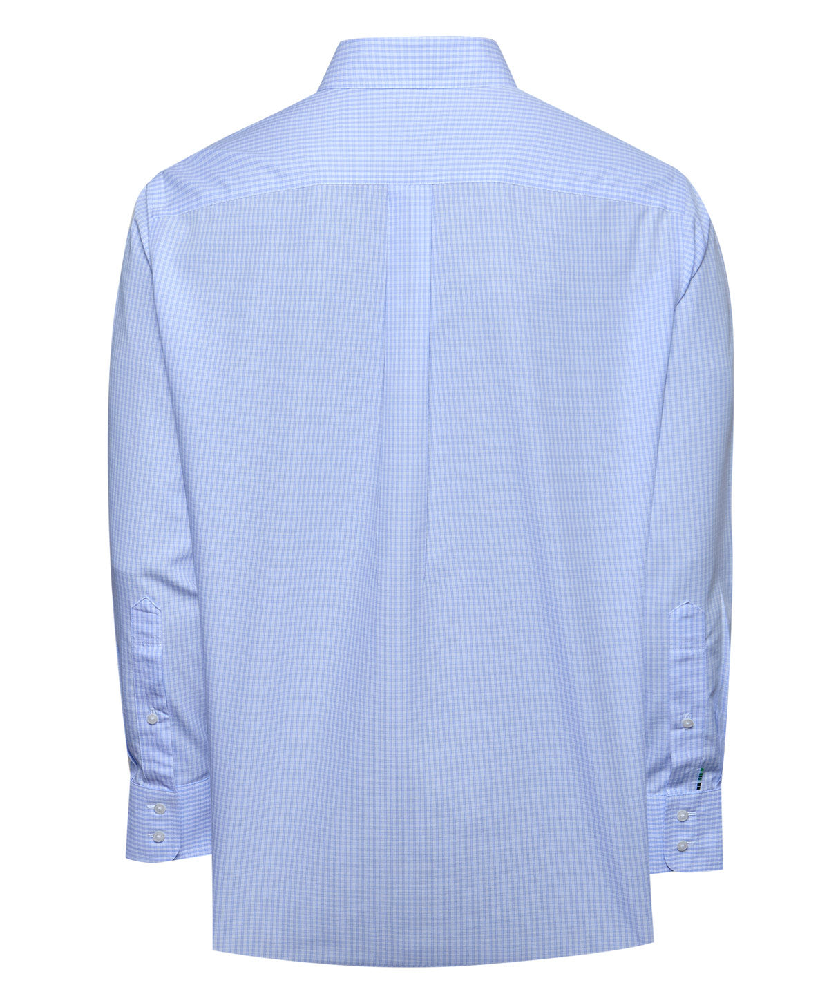 Camisa Algodón Hombre Wf Pb Celeste Cuadrillé Rockford