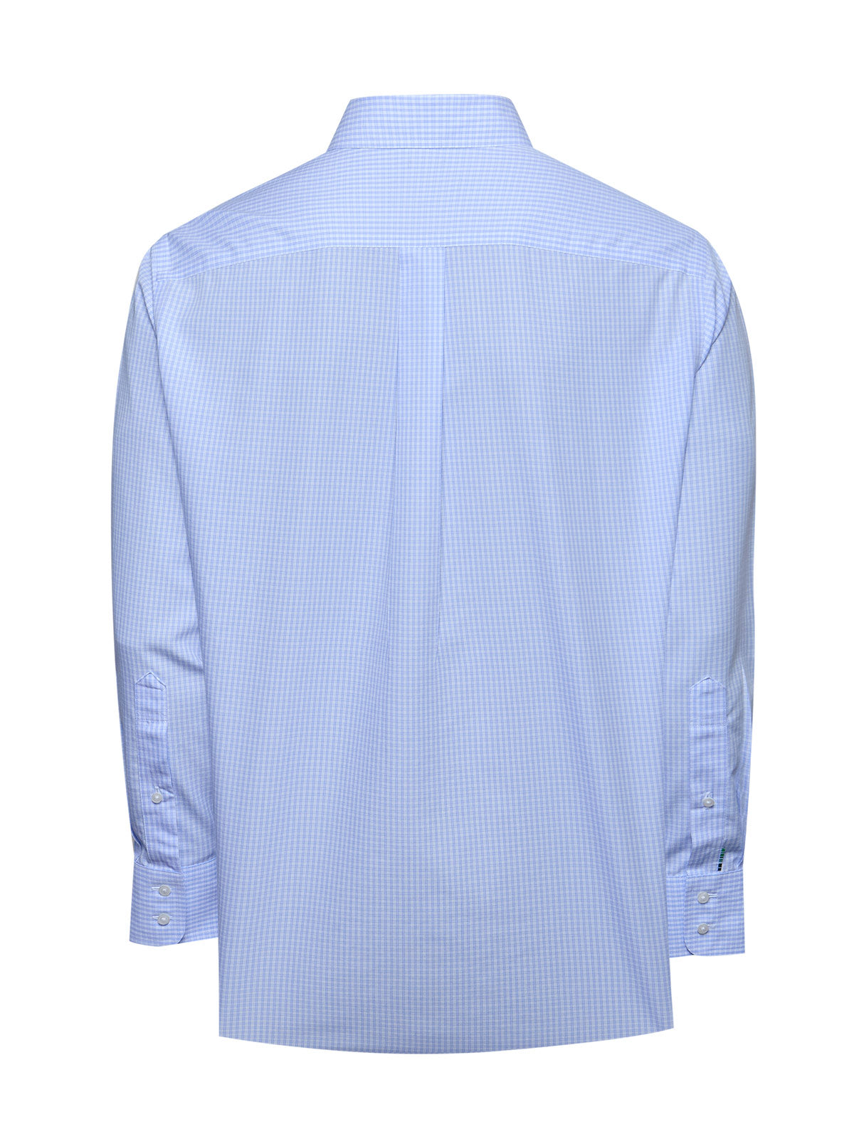 Camisa Algodón Hombre Wf Pb Celeste Cuadrillé Rockford