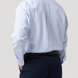 Camisa Algodón Hombre Wf Pb Celeste Cuadrillé Rockford