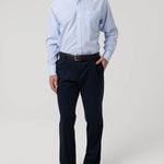 Camisa Algodón Hombre Wf Pb Celeste Cuadrillé Rockford