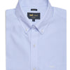 Camisa Algodón Hombre Wf Pb Celeste Rayas Rockford