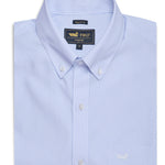 Camisa Algodón Hombre Wf Pb Celeste Rayas Rockford