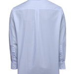 Camisa Algodón Hombre Wf Pb Celeste Rayas Rockford