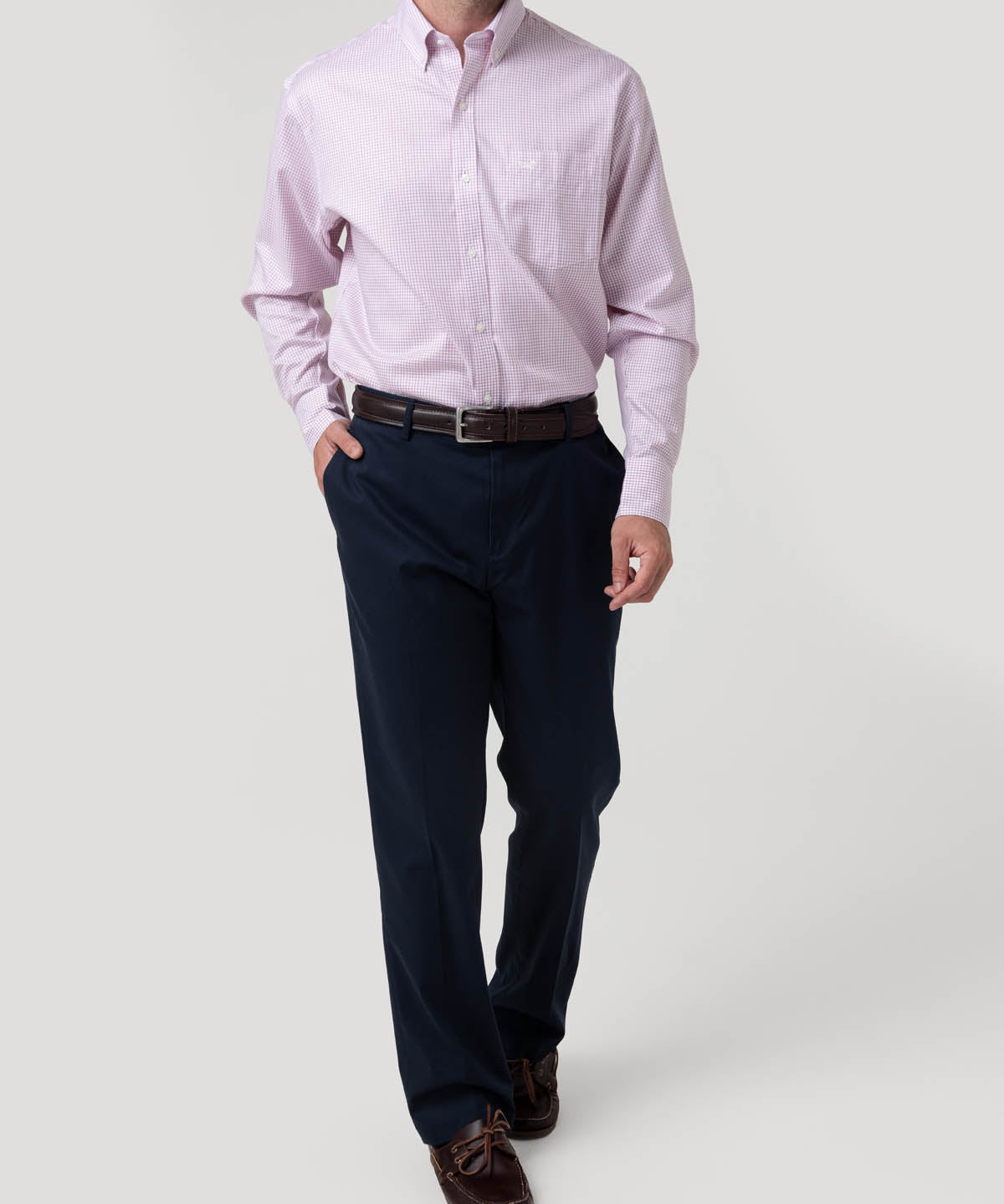 Camisa Algodón Hombre Wf Pb Rojo Cuadrillé Rockford