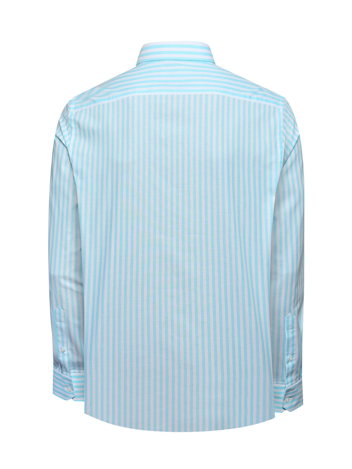 Camisa Algodón Hombre Lain Celeste Rayas Rockford