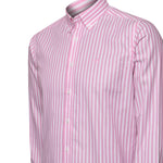 Camisa Algodón Hombre Lain Rosado Rayas Rockford