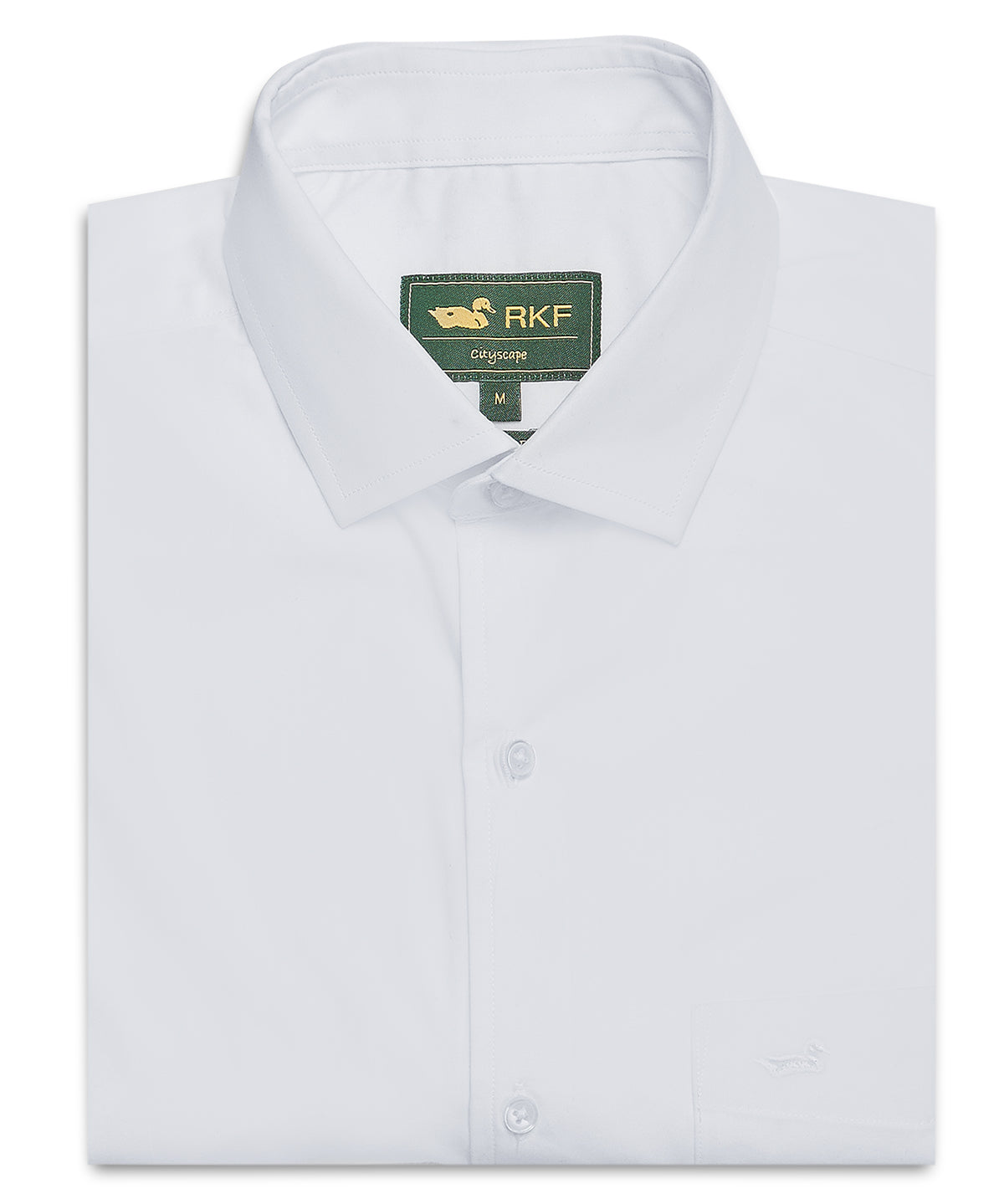 Camisa Algodón Hombre Easysolid Blanco Rockford