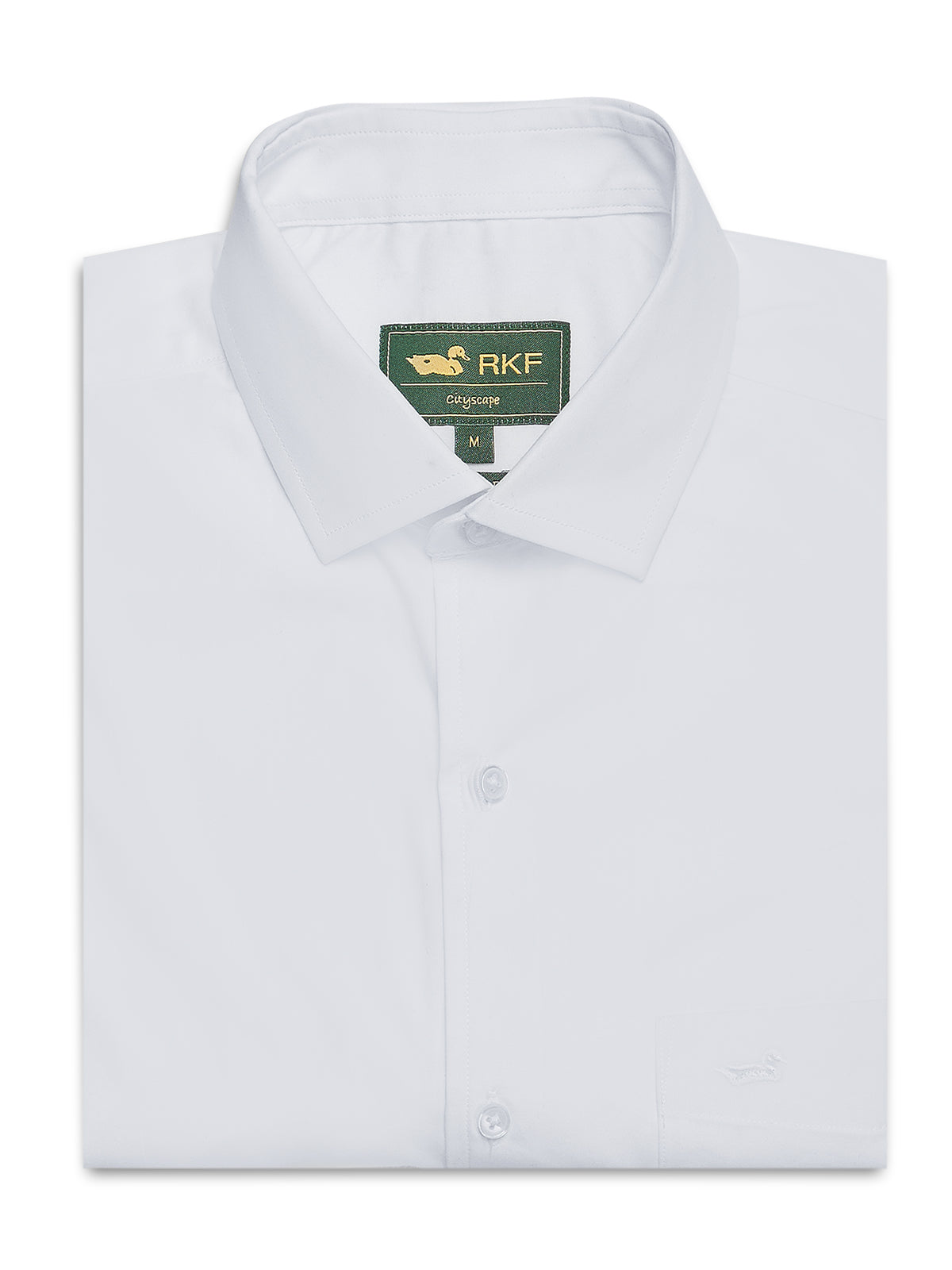 Camisa Algodón Hombre Easysolid Blanco Rockford