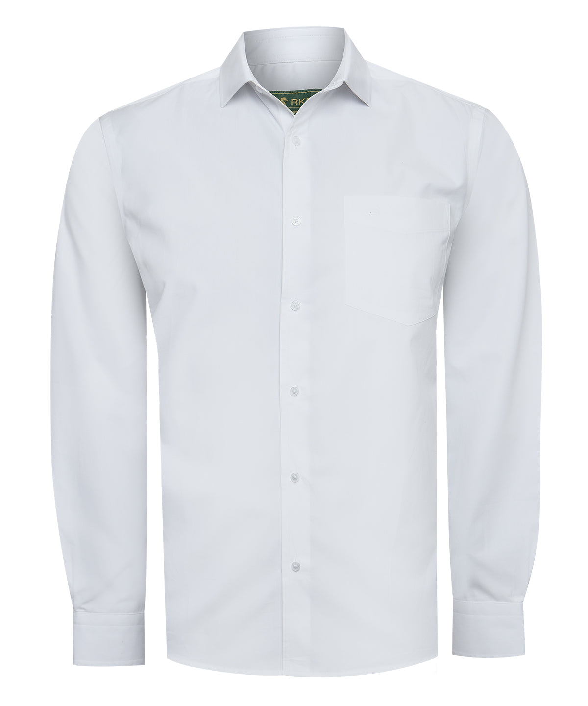 Camisa Algodón Hombre Easysolid Blanco Rockford
