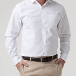 Camisa Algodón Hombre Easysolid Blanco Rockford