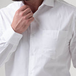 Camisa Algodón Hombre Easysolid Blanco Rockford