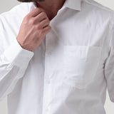 Camisa Algodón Hombre Easysolid Blanco Rockford