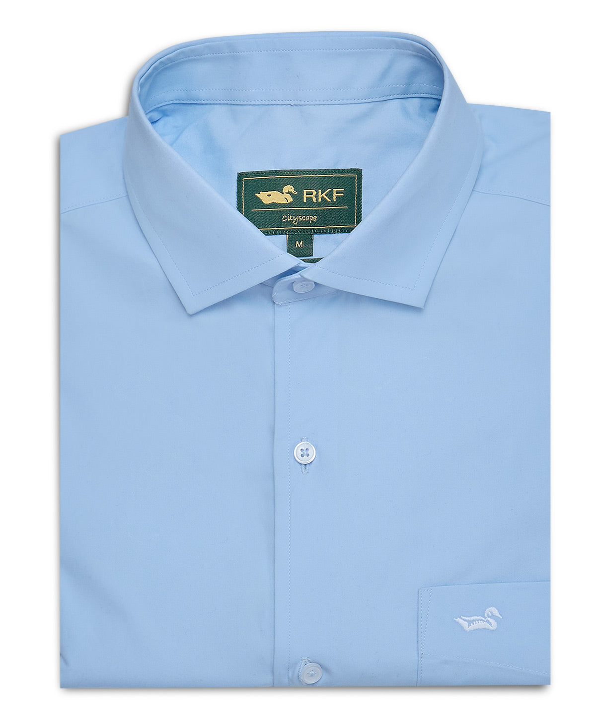 Camisa Algodón Hombre Easysolid Azul Rockford