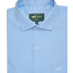 Camisa Algodón Hombre Easysolid Azul Rockford