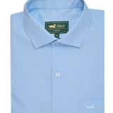 Camisa Algodón Hombre Easysolid Azul Rockford