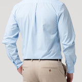 Camisa Algodón Hombre Easysolid Azul Rockford