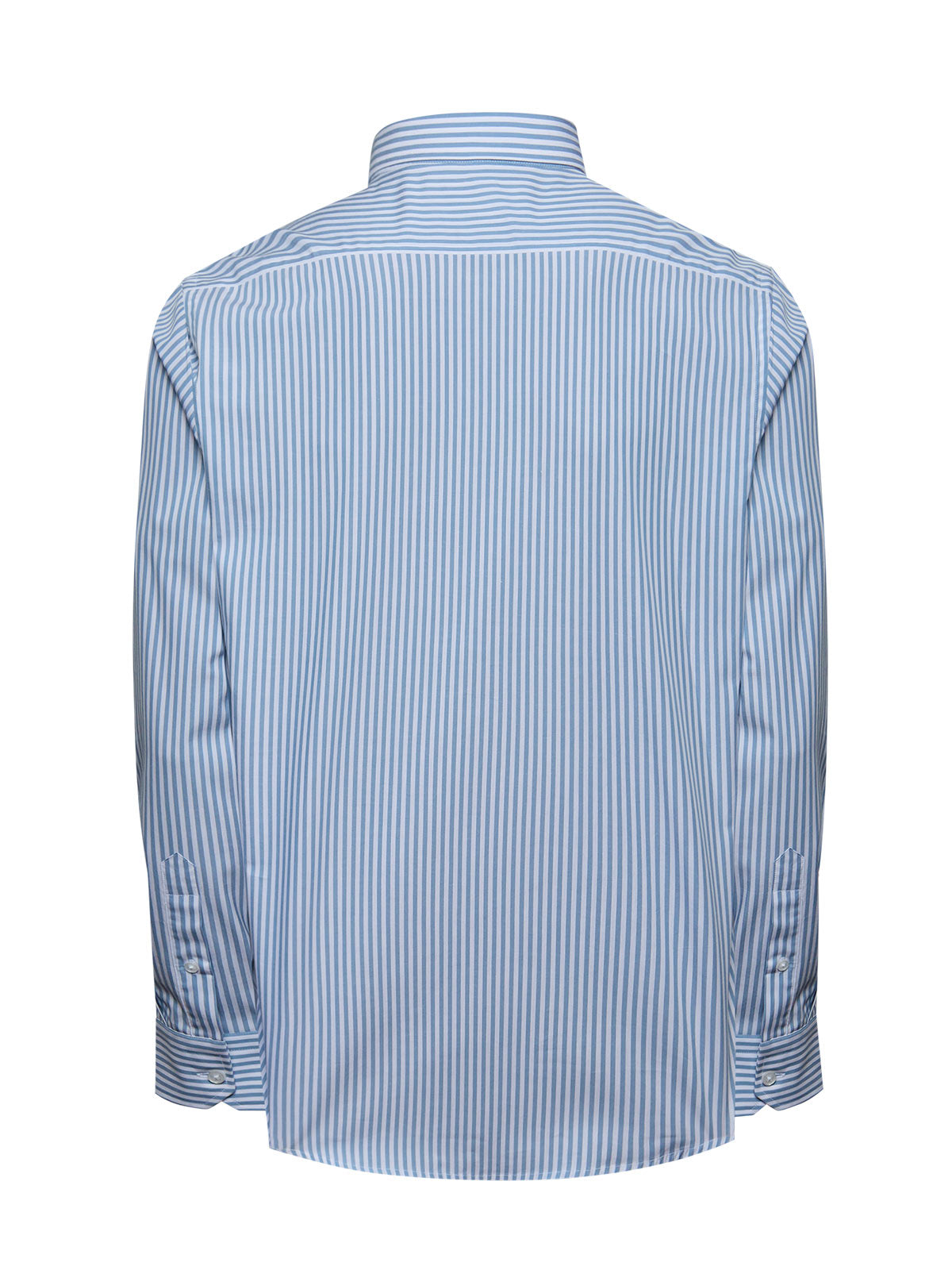 Camisa Algodón Hombre Windsor Celeste Rayas Rockford