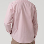 Camisa Algodón Hombre Windsor Rosado Rayas Rockford