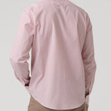 Camisa Algodón Hombre Windsor Rosado Rayas Rockford