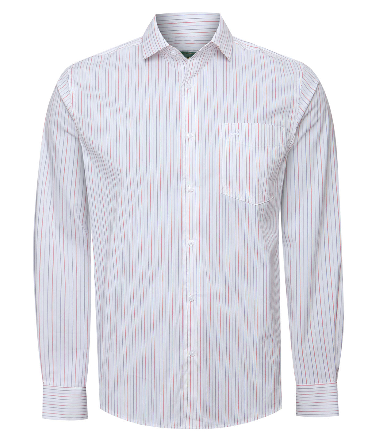 Camisa Algodón Hombre Easylife Blanco Rayas Rockford