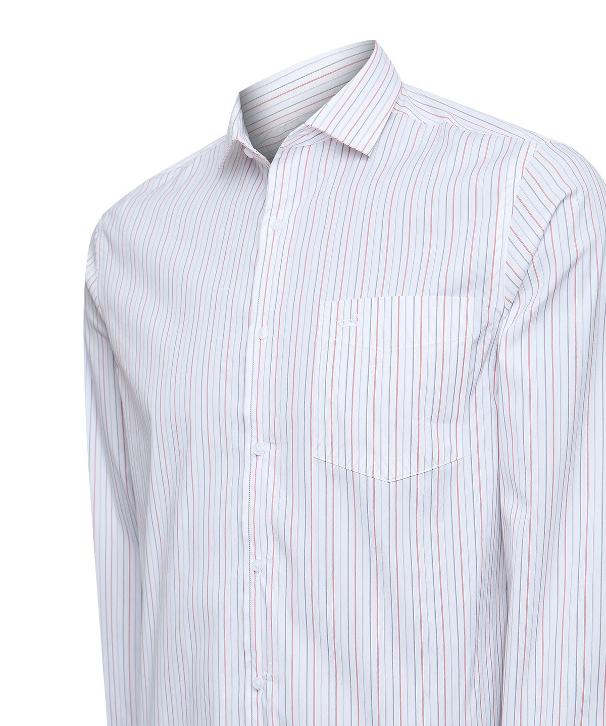 Camisa Algodón Hombre Easylife Blanco Rayas Rockford