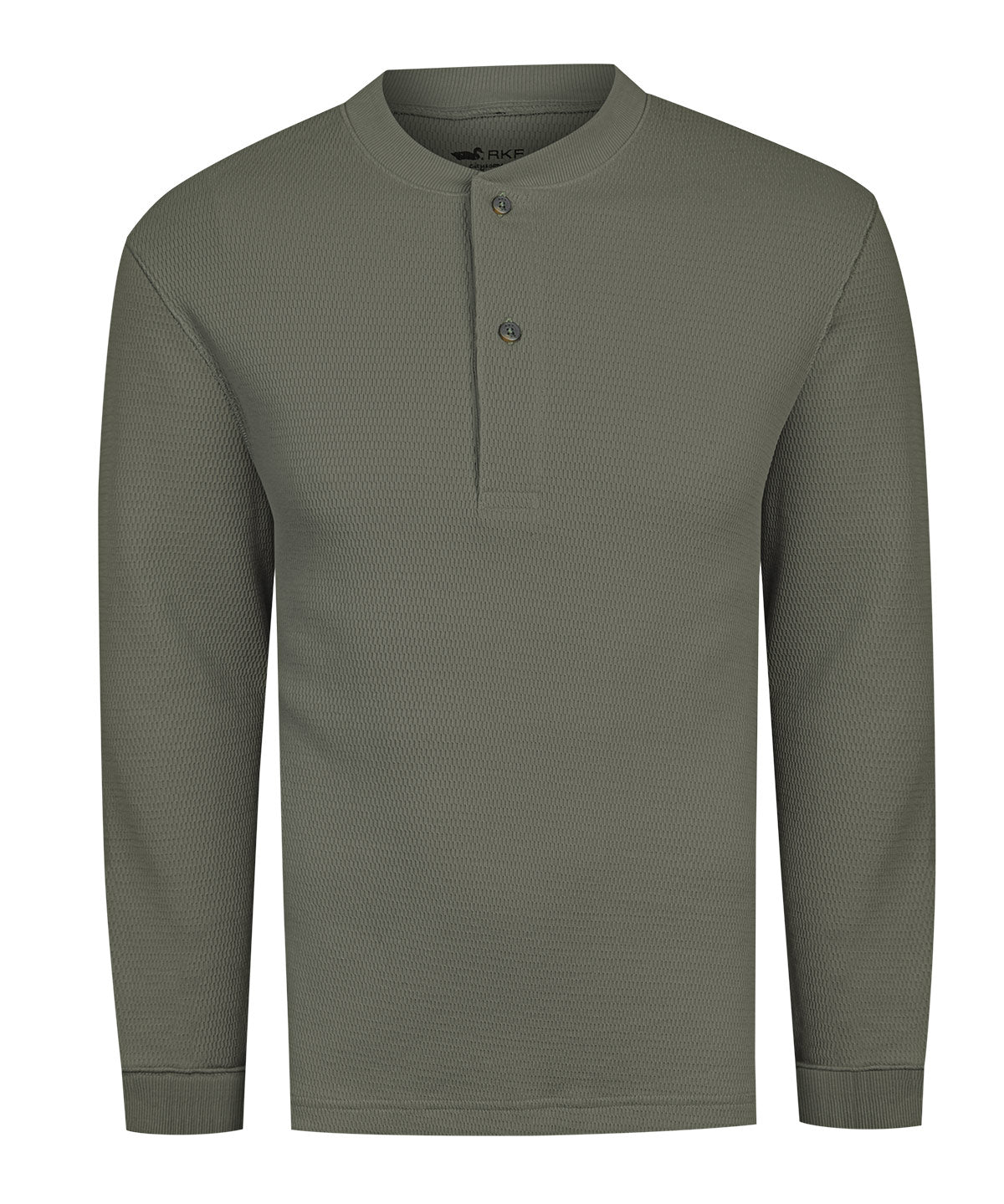 Polera Algodón Hombre Grain Verde Rockford