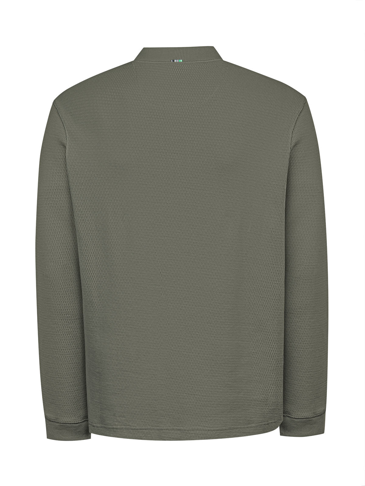 Polera Algodón Hombre Grain Verde Rockford